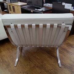 ★リユースのサカイ水戸店★  バルセロナチェア　リプロダクト 白 H84×D70×W77 クリーニング済み MT6139の画像