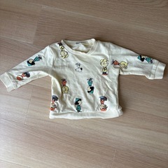 〔 PEANUTS 〕スヌーピー Tシャツ 80の画像