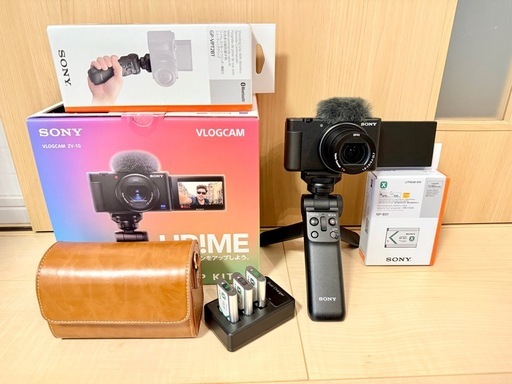 美品☆VLOGCAM ZV-1G シューティンググリップキット☆おまけ付♪