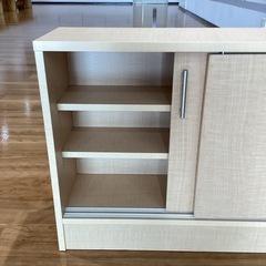 引き戸収納キャビネット【町田市再生家具】252278の画像