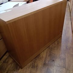 ★リユースのサカイ水戸店★  レンジ台 茶 H85×D43×W125 クリーニング済み MT6140の画像