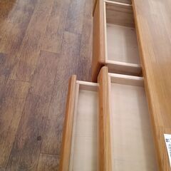 ★リユースのサカイ水戸店★  レンジ台 茶 H85×D43×W125 クリーニング済み MT6140の画像