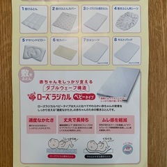 西川nishikawa ベビー布団 8点セット　ローズラジカル　森の朝柄の画像