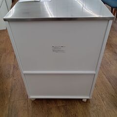 ★リユースのサカイ水戸店★  レンジ台 白 H85×D40×W60 クリーニング済み MT6141の画像