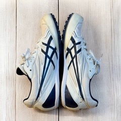 asics アシックス エフォート 陸上スパイク 部活 ピン交換式 24.5cmの画像