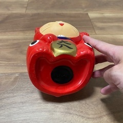 【美品】広島東洋カープ 招き猫 貯金箱（カープ坊や）★高さ約19cm／価格交渉OK／ノークレームノーリターンの画像