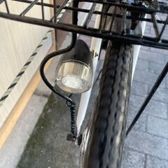 リサイクルショップどりーむ荒田店　No566 自転車　シティサイクル　２６インチ　ギア切り替え付き　LEDオートライト付き♪　鍵付き♪　シンプルなママチャリで乗りやすい♪の画像