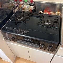 ガスコンロ　都市ガス用　二口の画像