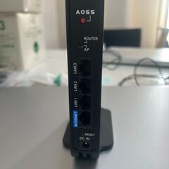 中古　BUFFALO WSR-1166DHPL2/N V2無線LANルーター　本体・アダプターの画像