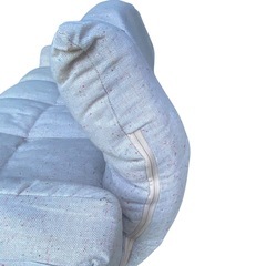 【ジ1108-09】糸のほつれがある為お安くいたします‼️2人掛けソファ 6段階リクライニング調整機能付きの画像