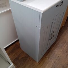 ★リユースのサカイ水戸店★  レンジ台 水色 H61×D41×W160 クリーニング済み MT6145の画像