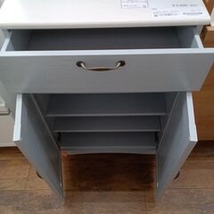 ★リユースのサカイ水戸店★  レンジ台 水色 H61×D41×W160 クリーニング済み MT6145の画像