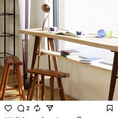 【引き渡し予定確定済】brunch カフェテーブルの画像