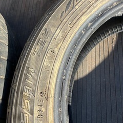 中古タイヤ‼️165-55-14‼️2本セット‼️の画像