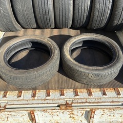 中古タイヤ‼️165-55-14‼️2本セット‼️の画像