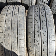 中古タイヤ‼️165-55-14‼️2本セット‼️の画像