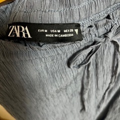 ZARA  ワイドパンツ　レディースMの画像