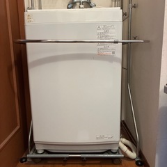 洗濯機スチールラックの画像