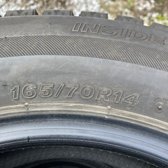 バリ山　165-70-14 ブリザックVRX2の画像