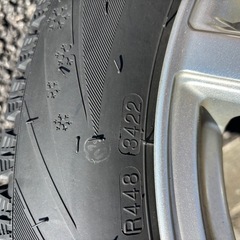 17インチスタッドレスタイヤホイール4本セットの画像