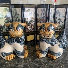 ミニ屏風インテリア（美術絵画風）の画像