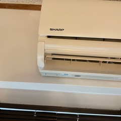 シャープ　エアコン　2017年製　6畳　プラズマクラスター　の画像