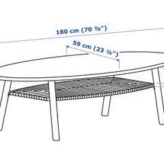 IKEA　STOCKHOLM ストックホルム コーヒーテーブルの画像