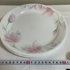 【未使用品】花柄の大皿の画像