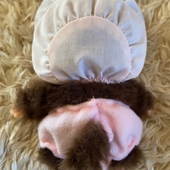 モンチッチの赤ちゃん　ベビチッチです。2体ありますので　1体800円モンチッチ ベビチッチ S 女の子 ぬいぐるみの画像