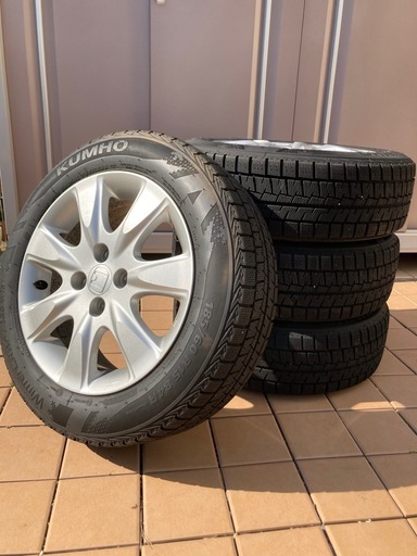 【ホンダ純正ホイール付き】スタッドレスタイヤ