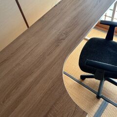 パソコンデスクと椅子のセット 学習机 デスクワークの画像