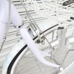 美品 BRIDGESTONE ブリヂストン  26インチ 楽々LEDライト 自転車の画像