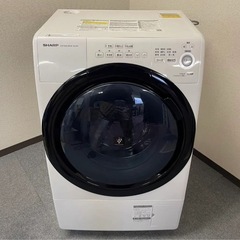 【最安値】💎2021年製　SHARPドラム式洗濯乾燥機　単身最適　ES-S7F 配達無料！の画像