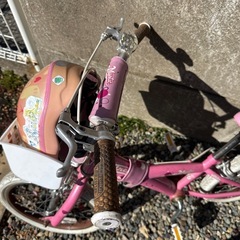 自転車　子供用　ピンク　トレックの画像