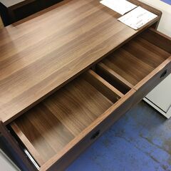 ★リユースのサカイ横浜南店★YM1597  三段チェスト ブラウン W80×D40×H78 クリーニング済みの画像