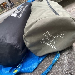 future fox 2wayワイドコット&FIELDOORインフレーターマットの画像