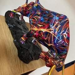 バッファロー　縁起物　勝負運　金運　置物の画像