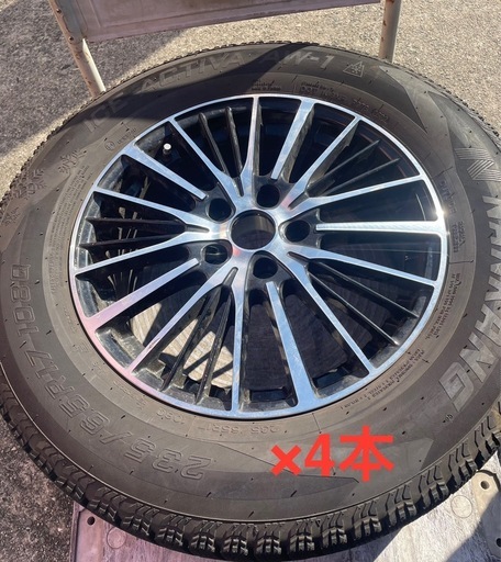 【決まりました】235/65R17 ヴェルザンディ  スタッドレスタイヤホイール 4本セット 2022年11月製