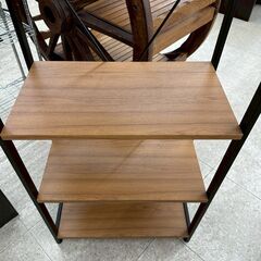 ★リユースのサカイ高崎店★TJ13276  ラック 茶 H126×D32.5×W60 クリーニング済みの画像