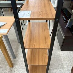 ★リユースのサカイ高崎店★TJ13276  ラック 茶 H126×D32.5×W60 クリーニング済みの画像