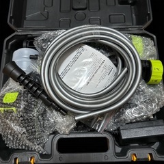 【新品未使用】コードレス高圧洗浄機 充電式 強力噴射 自吸式 洗車機 2個バッテリー付き の画像