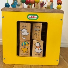 【受け渡し予定者確定】木製知育おもちゃ　アクティビティキューブの画像