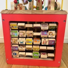 【受け渡し予定者確定】木製知育おもちゃ　アクティビティキューブの画像