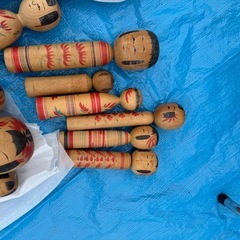 コケシまとめ売りの画像