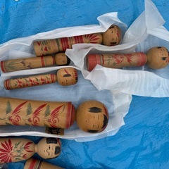 コケシまとめ売りの画像