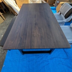 天然木ダイニングテーブル4点セットの画像