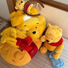 プーさん ぬいぐるみとう等の画像