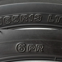 ③ ブリヂストン ブリザック VL1 スタッドレスタイヤ 165R13 LT 6PR 4本セット プロボックス等にの画像