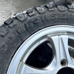 アルミホイール　タイヤの画像
