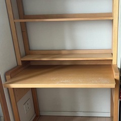 飛騨家具日進木工　デスクセットの画像